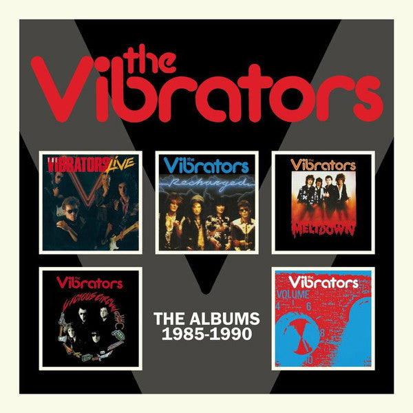 Image of Front Cover of 3554090S: 5xCD - THE VIBRATORS, The Albums 1985-1990 (Captain Oi!; AHOYBX384, UK 2022, Box Set, Booklet)   VG+/VG+