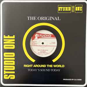 Image of Front Cover of 3514302C: 12" - THE FLAMES, BRENTFORD DISCO SET / JACKIE MITTOO, ERNEST RANGLIN & JAH STONE, BRENTFORD DISCO SET, Born To Be Loved / Gold Streak (Studio One; CLD-1208, US 2022 Reissue, Company Sleeve, No Plastic Outer, Limited Edition)   VG+/VG+