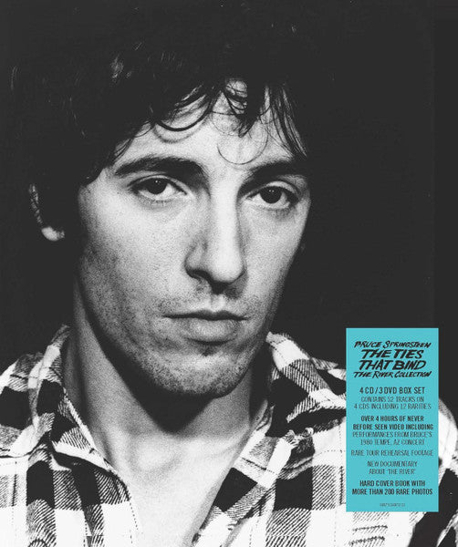 Image of Front Cover of 3534133E: 7xCD - BRUCE SPRINGSTEEN, The Ties That Bind (The River Collection) (Columbia; 88875164672, Europe 2015, Box Set, 4 CD, 3 DVD, coffee table book, booklet)   EX/EX