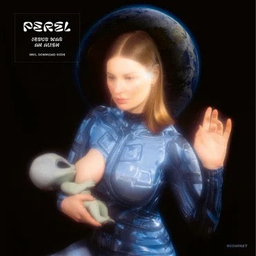 Image of Front Cover of 4525275E: LP - PEREL, Jesus Was An Alien (Kompakt; KOMPAKT451, Germany 2022, Gatefold, Black Inner) Strong VG. Paper scuffs, light hairlines. In hype stickered shrinkwrap.  EX/VG