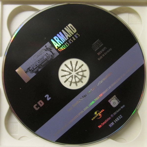 Image of Label of 3514318C: 2xCD - ARMAND, Singles A's & B's (Hunter Music; HM 14822, Netherlands 2003, Double CD Case)   VG+/VG+