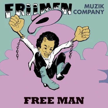 Image of Front Cover of 3514326C: LP - FRIIMEN MUZIK COMPANY, Free Man (Tidal Waves Music; TWM77, US 2022 Reissue, Insert, Obi) Shrink-wrap  VG+/EX