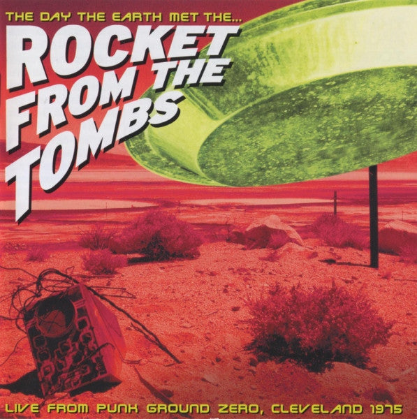 Image of Front Cover of 3554110S: CD - ROCKET FROM THE TOMBS, The Day The Earth Met The... (Glitterhouse Records; GRCD 549, Germany 2002, Jewel Case)   VG+/VG+