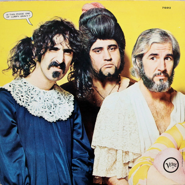 Image of Back Cover of 3544219S: LP - THE MOTHERS OF INVENTION, We're Only In It For The Money (Verve Records; 710 012, Germany 1968, Gatefold,  198557) Writting Inside Gatefold  VG/G