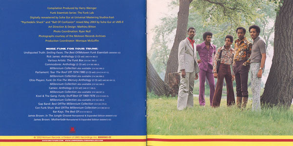 Image of Label of 3554182S: 2xCD - THE TEMPTATIONS, Psychedelic Soul (Motown; B0000582-02, US 2003, Jewel Case)   VG+/VG+