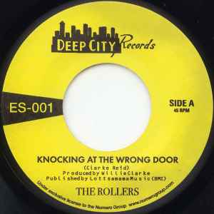 Image of Front Cover of 3554164S: 7" - THE ROLLERS, Knocking At The Wrong Door/ One Little Piece (Deep City Records; ES-001, US 2007, Plain sleeve)   /VG+