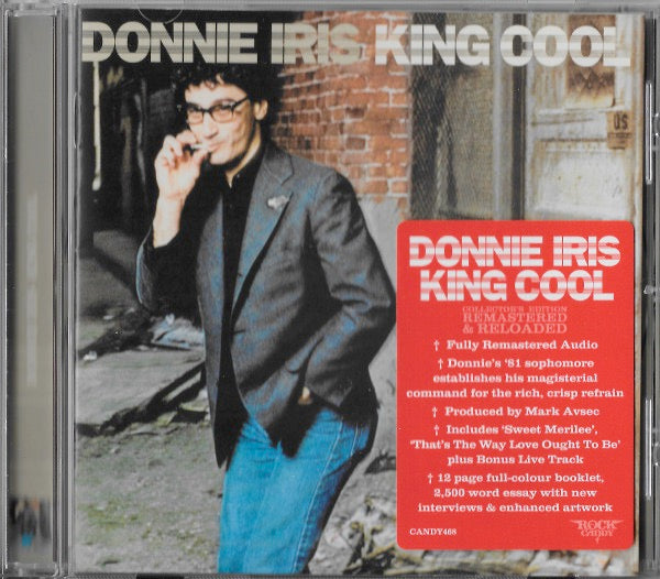 Image of Front Cover of 3514371C: CD - DONNIE IRIS, King Cool (Rock Candy; CANDY468, UK 2021, Jewel Case)   VG+/VG+