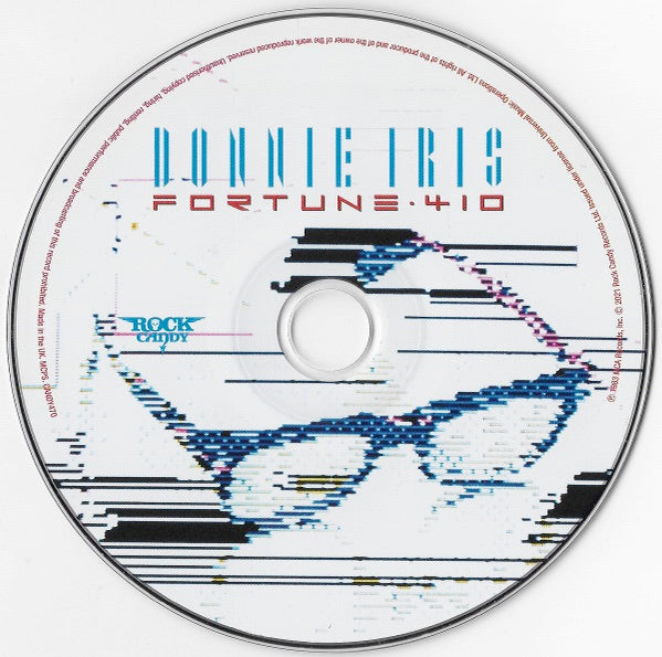 Image of Label of 3514372C: CD - DONNIE IRIS, Fortune 410 (Rock Candy; CANDY470, UK 2021 Reissue, Jewel Case)   VG+/VG+