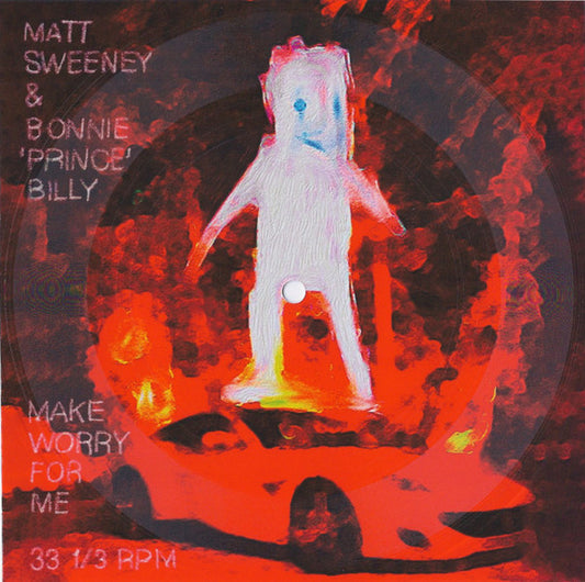 Image of Front Cover of 3524546E: 7" Flexidisc - MATT SWEENEY & BONNIE 'PRINCE' BILLY, Make Worry For Me (Domino ; none, UK, Europe & US 2020, One Sided Square Flexidisc) Looks Unopened / Unplayed  /EX