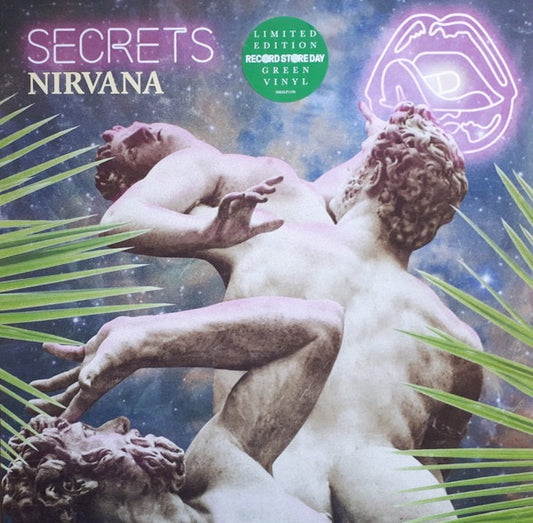 Image of Front Cover of 3514363C: LP - NIRVANA, Secrets (Snapper Music Ltd.; SMALP1196, UK 2022 Reissue, Green Vinyl) Still In Stickered Shrinkwrap  EX/VG+