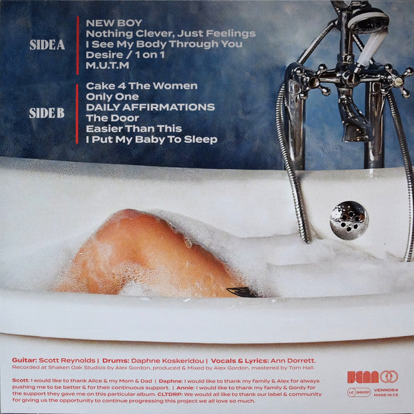 Image of Back Cover of 3524526E: LP - CLT DRP, Nothing Clever, Just Feelings (Venn Records; VENN064C2, UK 2023, Inner)   VG+/VG+