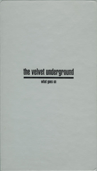 Image of Front Cover of 3654000S: 3xCD - THE VELVET UNDERGROUND, What Goes On (Raven Records; RVCD-28, Australasia 1993, Box Set, Booklet,  49-page booklet. Limited edition of 3000 copies.)   VG+/VG+