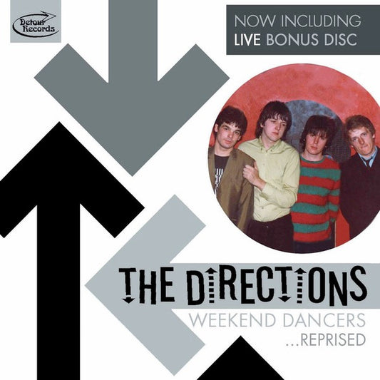 Image of Front Cover of 5014218C: 2xCD - THE DIRECTIONS, Weekend Dancers ... Reprised (Detour Records; DRCD 065, UK 2016 Reissue, Jewel Case)   VG+/VG+