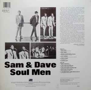 Image of Back Cover of 3614031C: LP - SAM & DAVE, Soul Men (Atlantic; 781 718-1, Europe 1986, Picture sleeve) Lightest of marks. Evidence of previous price sticker on sleeve.  VG/VG+