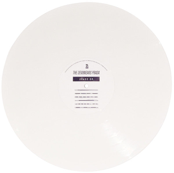 Image of Label of 3624062E: LP - THE DEVIL WEARS PRADA, Space EP (Rise Records; RISE 289-1, US 2015, Gatefold, White Vinyl, Single Sided)   EX/EX