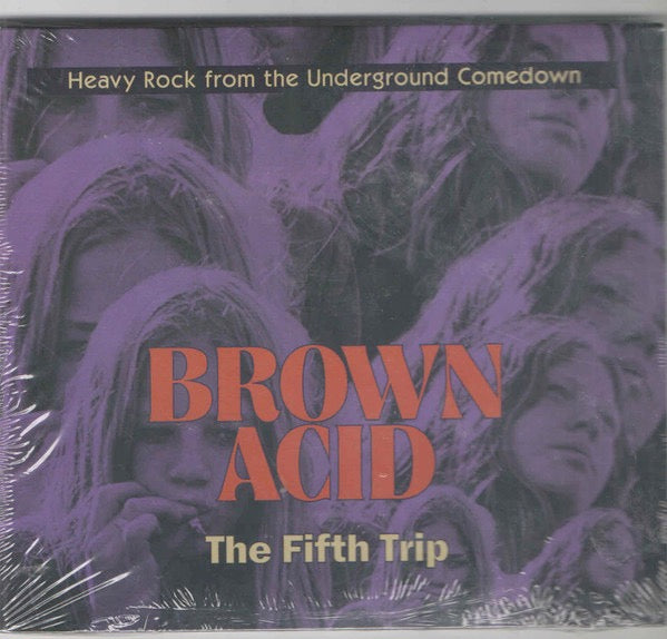 Image of Front Cover of 3614066C: CD - VARIOUS, Brown Acid: The Fifth Trip (Heavy Rock From The Underground Comedown) (RidingEasy Records; EZRDR-085, US 2017 Reissue, Digipak)   VG+/VG+