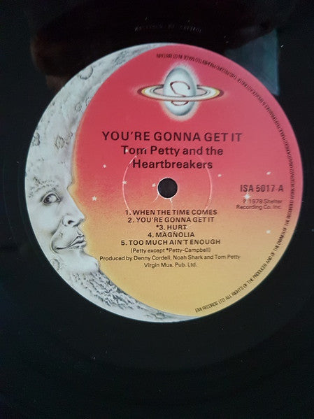 Image of Back Cover of 3624106E: LP - TOM PETTY AND THE HEARTBREAKERS, You're Gonna Get It! (Shelter Records; ISA 5017, UK 1978, Inner)   VG/VG