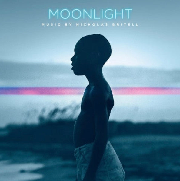 Image of Front Cover of 3644018S: LP - NICHOLAS BRITELL, Moonlight (Lakeshore Records; LKS34901, US 2019 Reissue, Insert, Ocean Blue Marble Vinyl) Corner bump  VG+/VG+