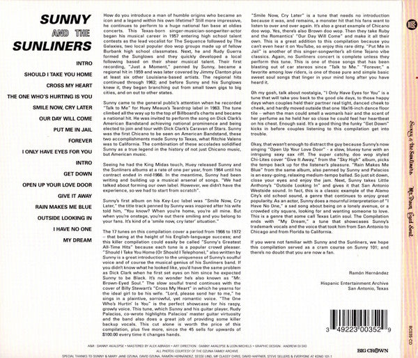 Image of Back Cover of 3634024E: CD - SUNNY & THE SUNLINERS, Mr. Brown Eyed Soul (Big Crown Records; BC035-CD, US 2017, Digipak)   VG+/VG+