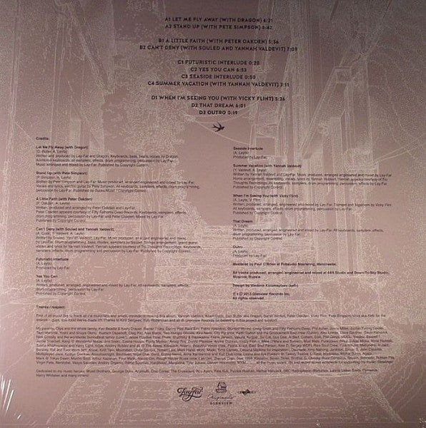 Image of Back Cover of 3624125E: 2xLP - LAY-FAR, So Many Ways (Glenview Records Inc. ; GVRLP004, Europe 2013, Picture Sleeve) Strong VG (Disc 1 VG, Disc 2 VG+)  VG+/VG