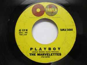 Image of Front Cover of 3654031S: 7" - THE MARVELETTES, Playboy / All The Love I've Got (Tamla; T 54060, US 1962, Company Sleeve) Light marks only. Company sleeve apert at both edges.  G/VG+