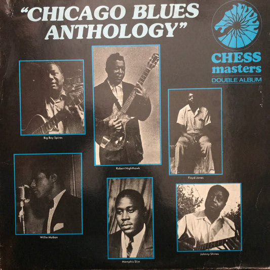 Image of Front Cover of 2xLP - VG/VG+ - VARIOUS, Chicago Blues Anthology (Chess; CXMD 4053, UK 1984 Reissue), Sleeve has wear at edges and corners (one bumped), creasing too,  - 1916433C