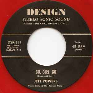 Image of Front Cover of 3654034S: 7" - JETT POWERS, Go Girl Go / Loud Perfume (Design Records; 45-DSR-811, UK 2013 Reissue, Plain sleeve)   /EX