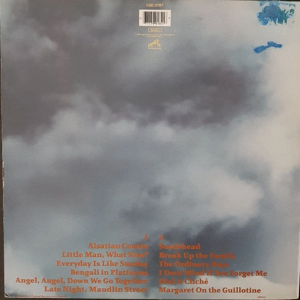 Image of Back Cover of LP - VG/VG - MORRISSEY, Viva Hate (His Master's Voice; CSD 3787, UK 1988, Inner, No "EDUCATION IN REVERSE" In Runouts), Small promo sticker on rear.,  - 2816319C