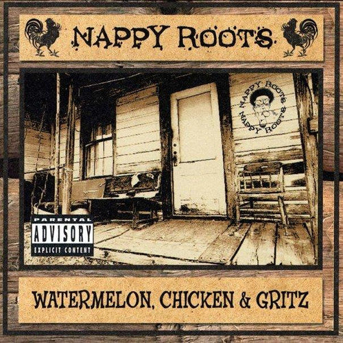 Image of Front Cover of 3644089S: 2xLP - NAPPY ROOTS, Watermelon, Chicken & Gritz (Atlantic; 7567 83524-1, US 2002, Picture Sleeve, Inner) Strong VG+. Some wear to sleeve.  VG/VG+