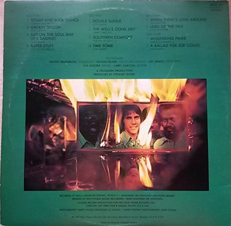 Image of Back Cover of 3624181E: 2xLP - THE CRUSADERS, Southern Comfort (ABC Records; ABCD 607, UK )   VG/VG