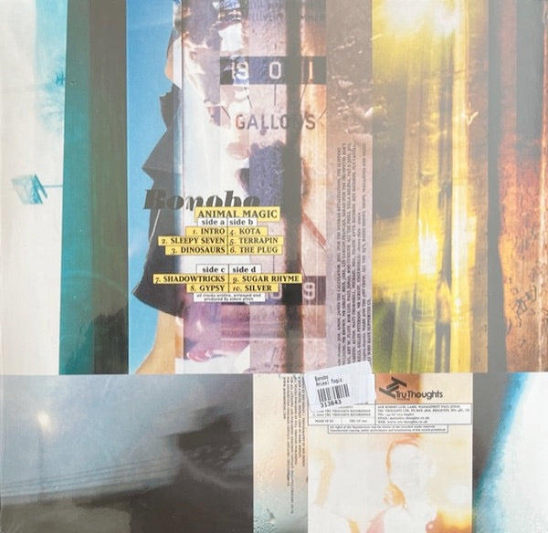 Image of Back Cover of 2xLP - NEW/NEW - BONOBO, Animal Magic (Tru Thoughts; TRULP007, UK 2022 Reissue, Download Code), ,  - 2716279C
