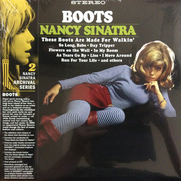 Image of Front Cover of 3624196E: LP - NANCY SINATRA, Boots (Light In The Attic ; LITA 197, Worldwide 2021 Reissue, Gatefold, Booklet, With Obi) Obi Slightly Creased  EX/EX