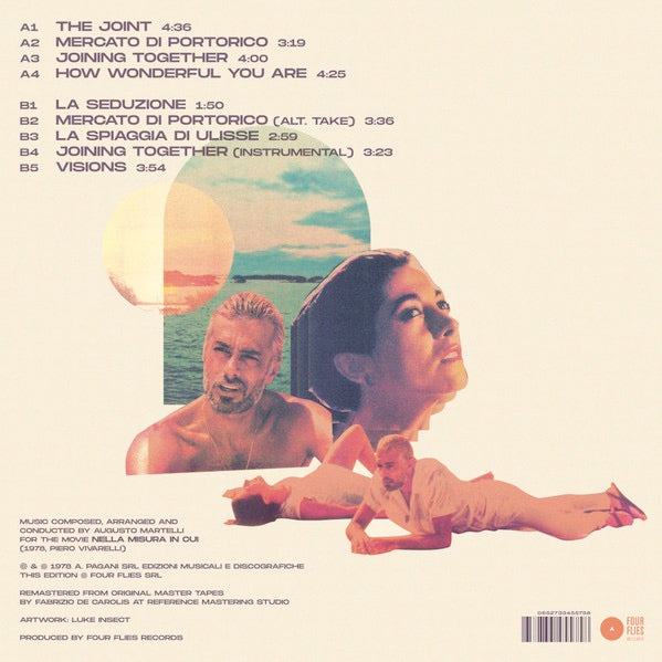 Image of Back Cover of 3614156C: LP - AUGUSTO MARTELLI, Nella Misura In Cui (Four Flies Records; FLIES 48, Italy 2021)   NEW/NEW