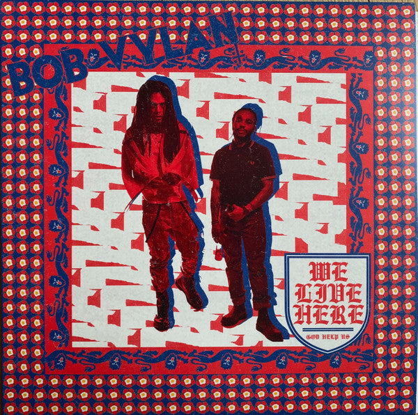 Image of Front Cover of 3614137C: LP - BOB VYLAN, We Live Here (Venn Records; VENN045, UK 2021, Insert, Black Vinyl Repress)   VG+/VG+