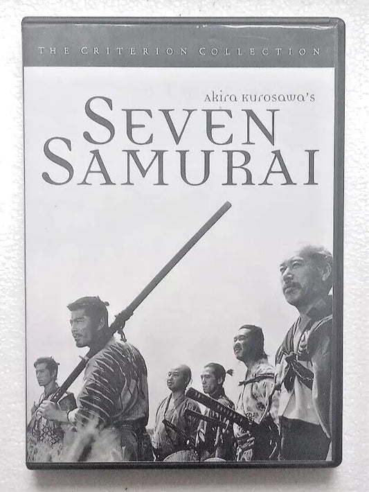 Image of Front Cover of 3634057E: DVD - AKIRA KUROSAWA, Seven Samurai (The Criterion Colleciton; 2, US , Region 1 US)   VG+/VG+