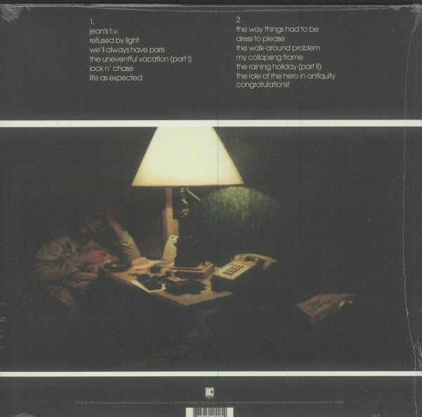 Image of Back Cover of 3614211C: LP - COMM.VENUS, The Uneventful Vacation (Craft Recordings; CR00486, USA & Europe 2022 Reissue, Inner, Red & Black Smoke Vinyl)   EX/VG