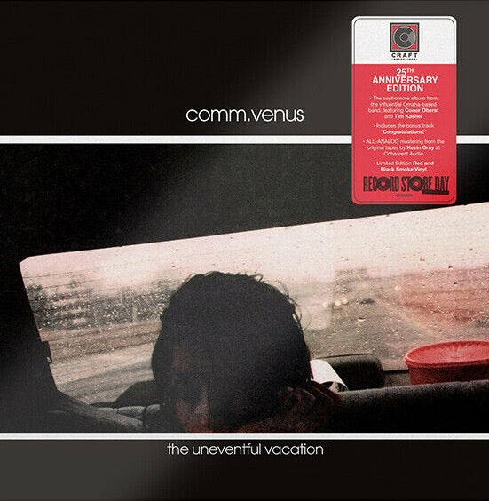 Image of Front Cover of 3614211C: LP - COMM.VENUS, The Uneventful Vacation (Craft Recordings; CR00486, USA & Europe 2022 Reissue, Inner, Red & Black Smoke Vinyl)   EX/VG