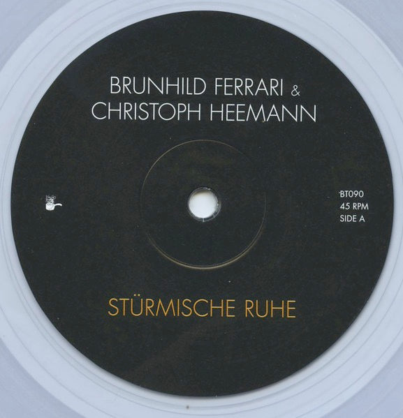 Image of Label Cover of 3614182C: LP - BRUNHILD FERRARI & CHRISTOPH HEEMANN, St rmische Ruhe (Black Truffle; BT090, Australia 2022, Inner, Clear Vinyl) Stickered shrink-wrap  VG+/VG+