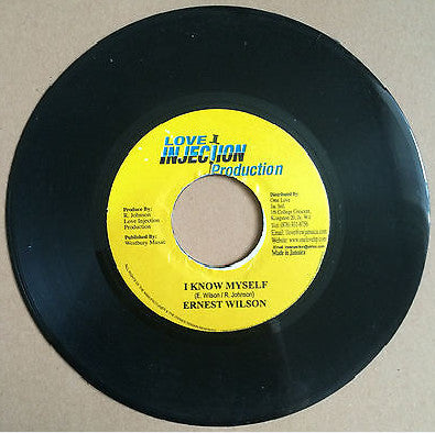 Image of Front Cover of 3654057S: 7" - ERNEST WILSON, I Know Myself / Huster Riddim (Love Injection Production; none, Jamaica 2006)   /VG