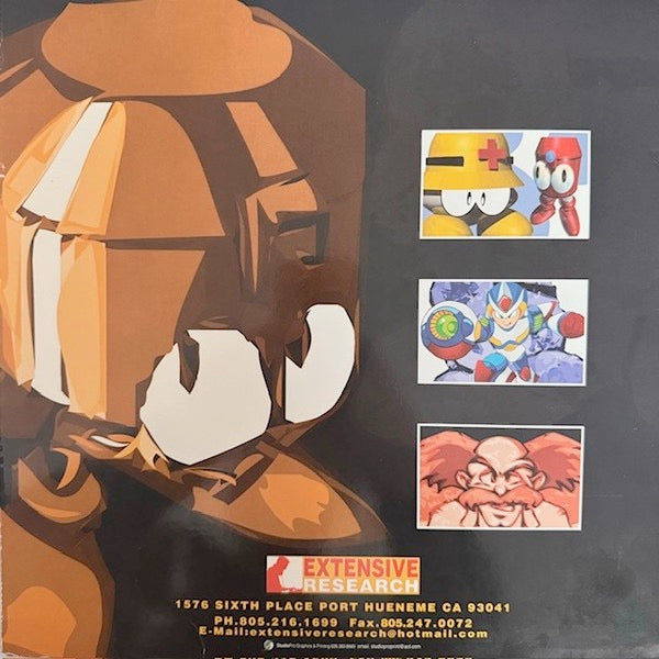 Image of Back Cover of 3614202C: LP - MEGAMAN, Scratch Studio 7 - The Battle Break Record (Extensive Research; ER-101, US 2000s) Decent and useable copy  VG/VG