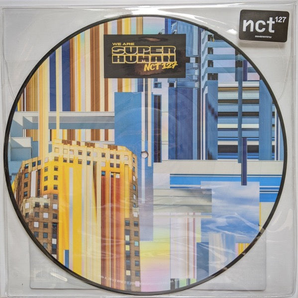 Image of Front Cover of 3614226C: 12" - NCT 127, We Are Superhuman (S.M. Entertainment; 9664801600, USA & Europe 2019, Stickered Plastic Sleeve, K-Pop) Slight warp.  VG+/VG+