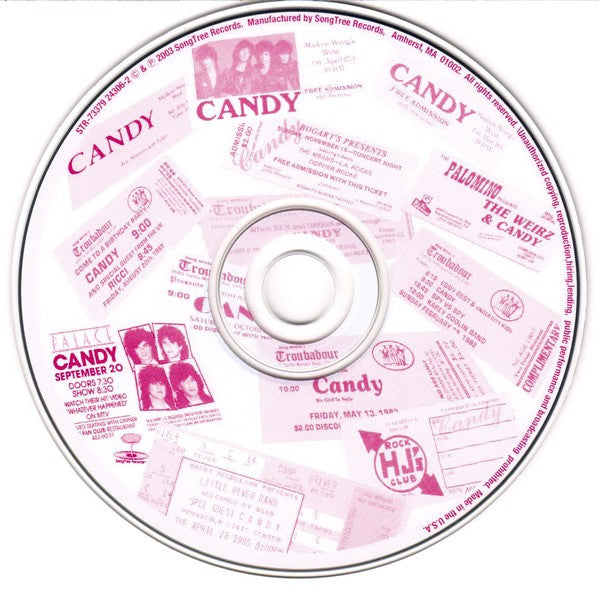 Image of Label of 3654047S: CD - CANDY, Teenage Neon Jungle (Rare & Unreleased) (SongTree Records ; STR 73379 24306-2, US 2003)   VG+/VG+