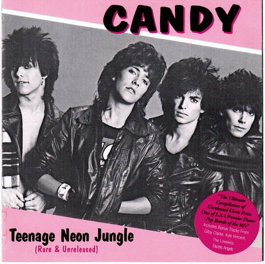 Image of Front Cover of 3654047S: CD - CANDY, Teenage Neon Jungle (Rare & Unreleased) (SongTree Records ; STR 73379 24306-2, US 2003)   VG+/VG+