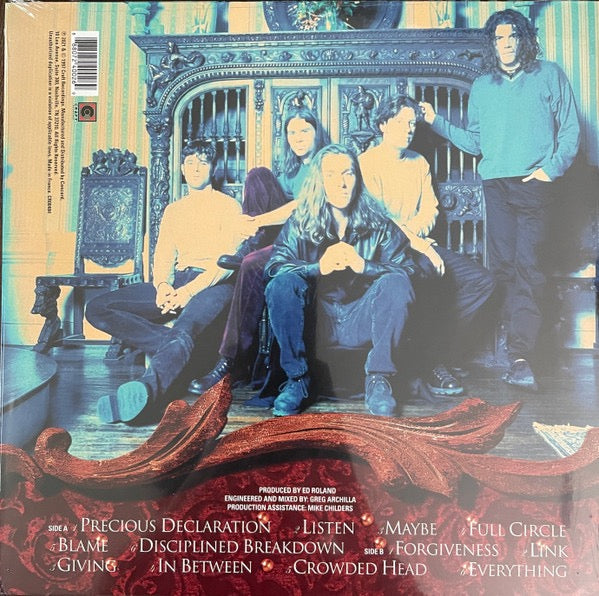 Image of Back Cover of 3614265C: LP - COLLECTIVE SOUL, Disciplined Breakdown (Craft Recordings; CR00484, USA & Europe 2022 Reissue, Inner, Translucent Red Vinyl) Still In Stickered Shrinkwrap  EX/VG+