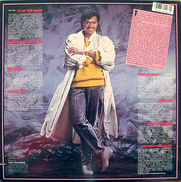 Image of Back Cover of 3614276C: LP - ROCKIE ROBBINS, Rockie Robbins (MCA Records; MCA-5526, US 1985) Sleeve has bumped corner and a few creases  VG/VG