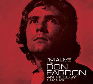 Image of Front Cover of 3634068E: 3xCD - DON FARDON, I'm Alive (The Don Fardon Anthology 1967-1974) (Strawberry ; CR3JAM025, UK & Europe 2024, Quadruple Digipak, Booklet, Remastered)   EX/EX