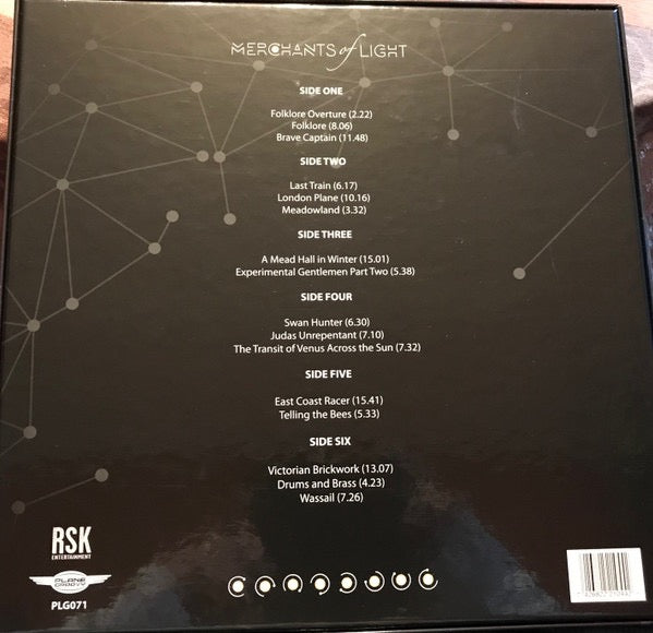 Image of Back Cover of 3534158E: 3xLP - BIG BIG TRAIN, Merchants Of Light (Plane Groovy; PLG071, UK 2018, Box Set, Booklet)   NEW/NEW