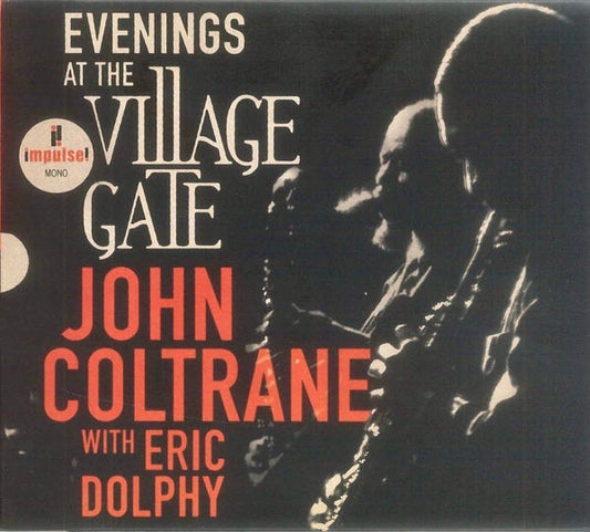 Image of Front Cover of 3534160E: 2xLP - JOHN COLTRANE WITH ERIC DOLPHY, Evenings At The Village Gate (Impulse!; 00602455514196,  2023, Gatefold, Booklet, Mono)   NEW/NEW