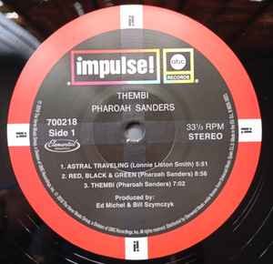 Image of Label of 3634123E: 1xLP - PHAROAH SANDERS, Thembi (Impulse!; AS-9206, Europe 2024 Reissue, Gatefold)   NEW/NEW