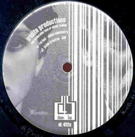 Image of Front Cover of 3624405E: 12" - VARIOUS, Iridite Productions - The Acceptable Face Of Elitist Techno (Down Low Music; dL-012, US 2004, Plain Sleeve)   /VG